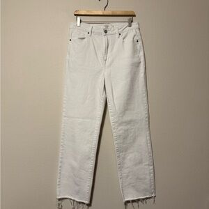 5/$55 !! 🔥 hidden Classic White Straight Leg Women's Jeans